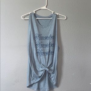 Oversized America Tank Top